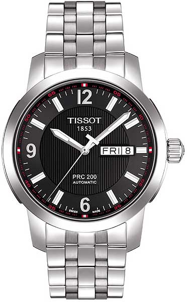 AAA 1:1 Replica Tissot-T-Sport-PRC200 Mens Watches Black Dial Automatic Mechanical 39.8MM T014.430.11.057.00 Watch