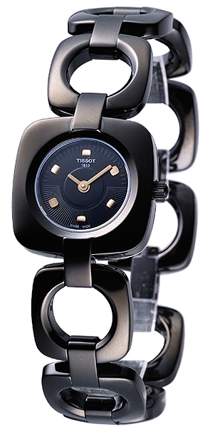 AAA 1:1 Replica Tissot-Odaci-T Ladies Watches Black Dial Quartz T020.109.11.051.00 Watch
