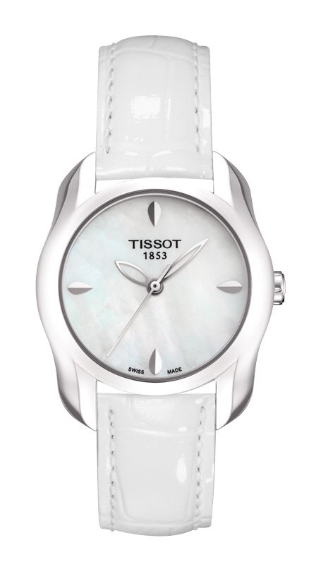 AAA 1:1 Replica Tissot-T-Trend-T-Wave Ladies Watches White Dial Swiss Quartz 28MM T023.210.16.111.00 Watch