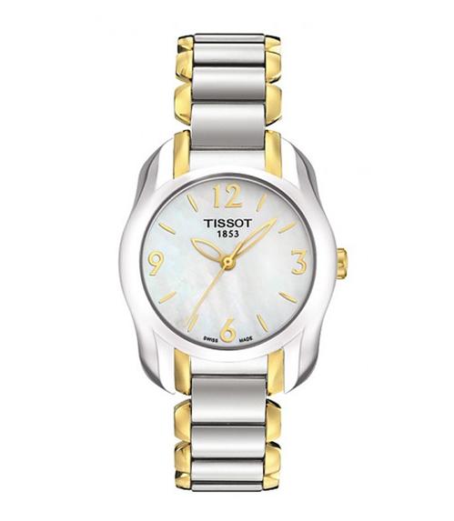 AAA 1:1 Replica Tissot-T-Trend-T-Wave Ladies Watches White Dial Swiss Quartz 28MM T023.210.22.117.00 Watch