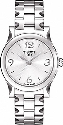AAA 1:1 Replica Tissot-Stylist-T Ladies Watches Silver Dial Swiss Quartz 28MM T028.210.11.037.00 Watch
