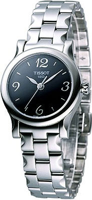 AAA 1:1 Replica Tissot-Stylist-T Ladies Watches Black Dial Swiss Quartz 28MM T028.210.11.057.00 Watch