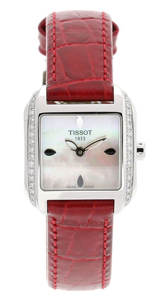 AAA 1:1 Replica Tissot-Women Ladies Watches White Dial Quartz 24MM T02.1.365.71 Watch
