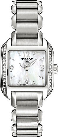 AAA 1:1 Replica Tissot-T-Trend-T-Wave Ladies Watches Silver Dial Swiss Quartz 23MM T02.1.385.82 Watch