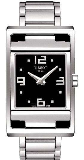 AAA 1:1 Replica Tissot-Women Ladies Watches Black Dial Quartz 25.7MM T032.309.11.057.00 Watch