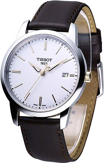 AAA 1:1 Replica Tissot-Classics Mens Watches White Dial Swiss Quartz 38MM T033.410.26.011.00 Watch
