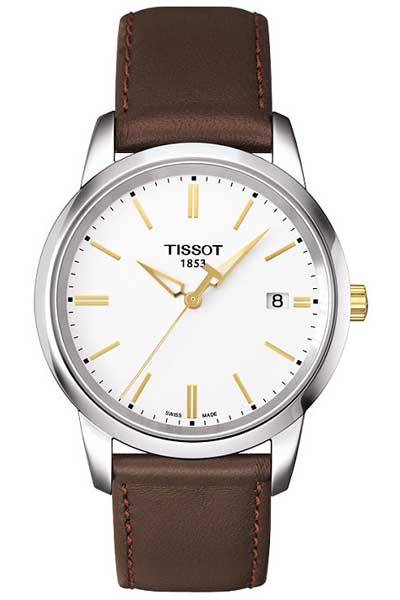 AAA 1:1 Replica Tissot-T-classic Mens Watches White Dial Quartz 38MM T033.410.26.011.01 Watch