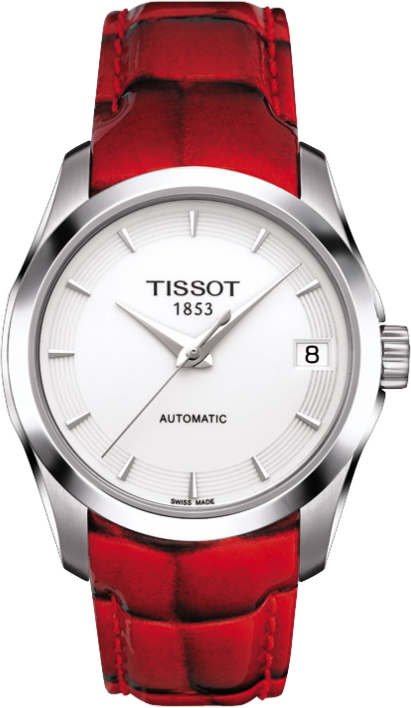 AAA 1:1 Replica Tissot-T-Trend-Couturier Ladies Watches White Dial Automatic 32MM T035.207.16.011.01 Watch