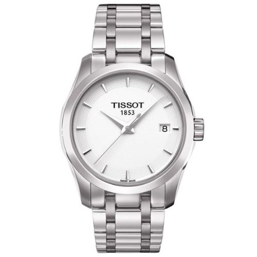 AAA 1:1 Replica Tissot-T-Trend-Couturier Ladies Watches White Dial Swiss Quartz 35MM T035.210.11.011.00 Watch