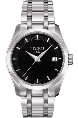 AAA 1:1 Replica Tissot-T-Trend-Couturier Ladies Watches Black Dial Swiss Quartz 35MM T035.210.11.051.00 Watch