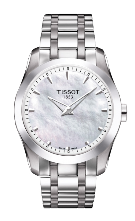 AAA 1:1 Replica Tissot-T-trend-Couturier Ladies Watches Mother Of Pearl Dial Quartz 33MM T035.246.11.111.00 Watch