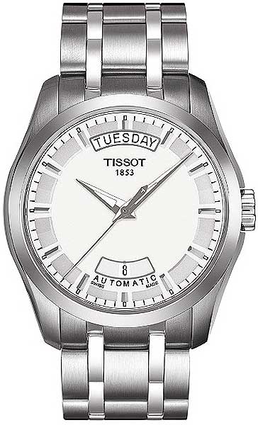 AAA 1:1 Replica Tissot-T-Trend-Couturier Mens Watches Silver Dial Automatic Mechanical 39MM T035.407.11.031.00 Watch
