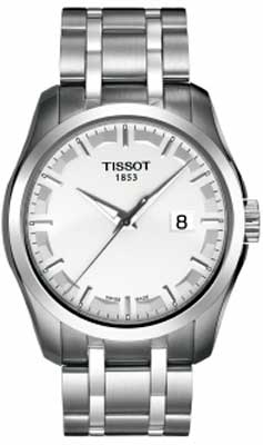 AAA 1:1 Replica Tissot Mens Watches White Dial Quartz 39MM T035.410.11.031.00 Watch