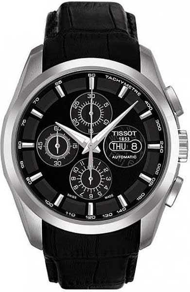 AAA 1:1 Replica Tissot-T-Trend-Couturier Mens Watches Black Dial Automatic Mechanical 43MM T035.614.16.051.00 Watch