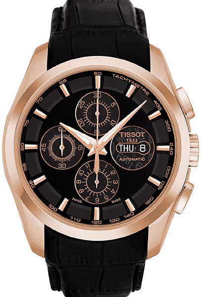 AAA 1:1 Replica Tissot-T-Trend-Couturier Mens Watches Black Dial Automatic Mechanical 43MM T035.614.36.051.00 Watch