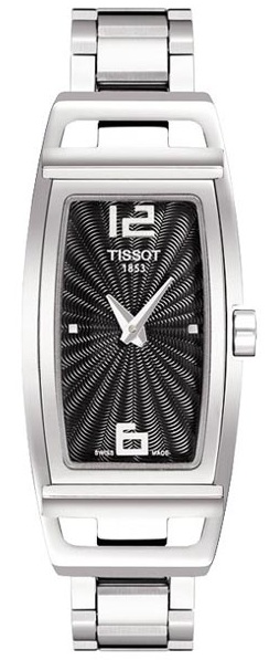 AAA 1:1 Replica Tissot-T-Trend-MY-T Ladies Watches Black Dial Swiss Quartz 46x20.70MM T037.309.11.057.00 Watch