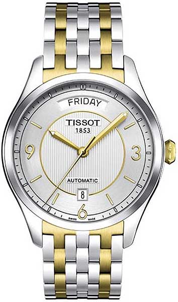 AAA 1:1 Replica Tissot-T-One Mens Watches Silver Dial Automatic Mechanical 38.5MM T038.430.22.037.00 Watch