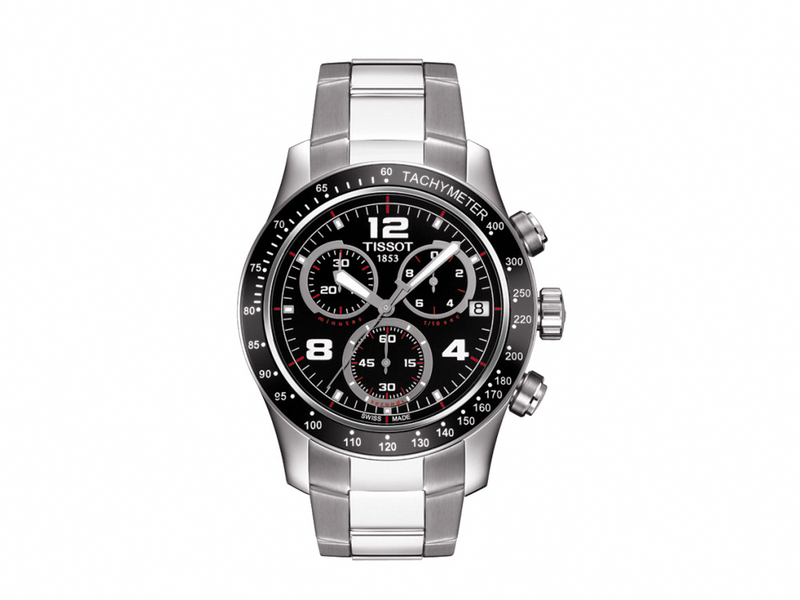 AAA 1:1 Replica Tissot-T-Sport-V8 Mens Watches Black Dial Swiss Quartz 42.5MM T039.417.11.057.02 Watch