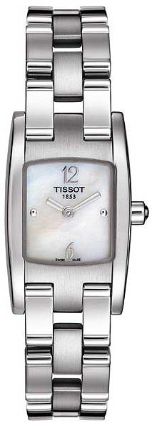AAA 1:1 Replica Tissot-T-Trend-T3 Ladies Watches White Dial Swiss Quartz 18.6MM T042.109.11.117.00 Watch