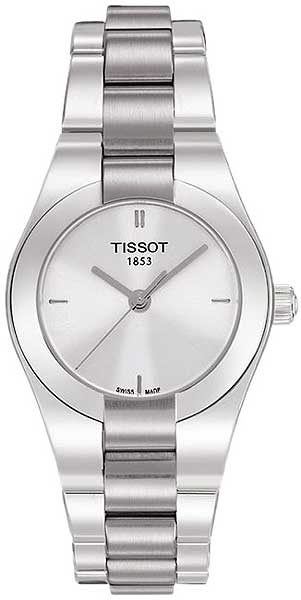 AAA 1:1 Replica Tissot-T-Trend-Glam-Sport Ladies Watches Silver Dial Swiss Quartz 28MM T043.010.11.031.00 Watch