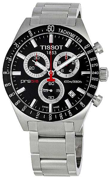 AAA 1:1 Replica Tissot-T-Sport-PRS516 Mens Watches Black Dial Swiss Quartz 42MM T044.417.21.051.00 Watch