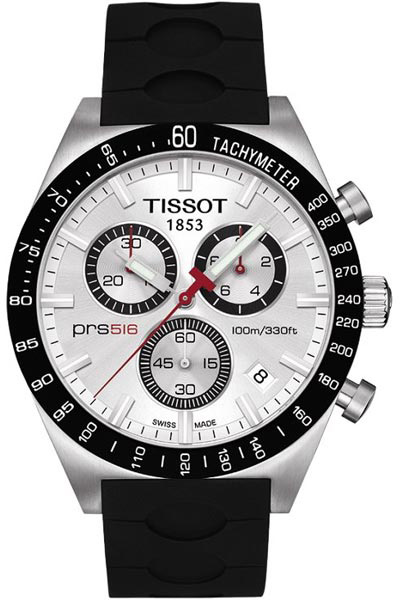 AAA 1:1 Replica Tissot-T-Sport-PRS516 Mens Watches Silver Dial Swiss Quartz 42MM T044.417.27.031.00 Watch