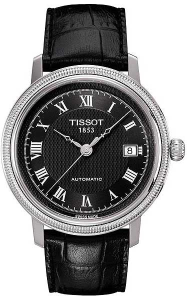AAA 1:1 Replica Tissot-T-Classic-Bridgeport Mens Watches Black Dial Automatic Mechanical 40MM T045.407.16.053.00 Watch