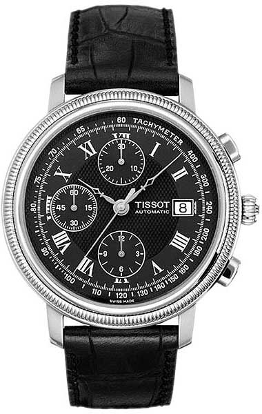 AAA 1:1 Replica Tissot-T-Classic-Bridgeport Mens Watches Black Dial Automatic Mechanical 42MM T045.427.16.053.00 Watch