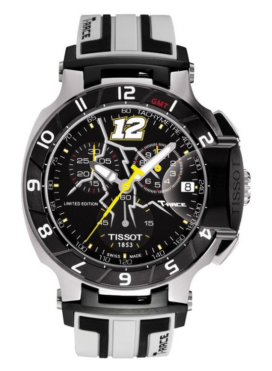 AAA 1:1 Replica Tissot-T-race Mens Watches Black Dial Quartz 45.3MM T048.417.27.057.10 Watch