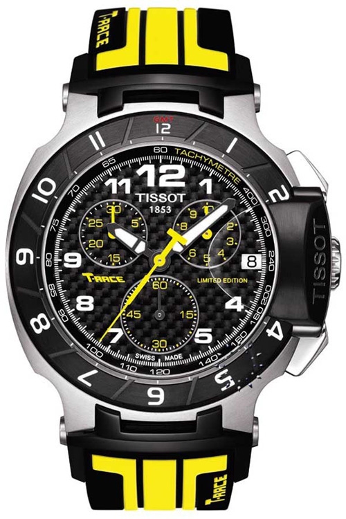 AAA 1:1 Replica Tissot-T-Race Mens Watches Black Dial Quartz 45.3MM T048.417.27.202.01 Watch