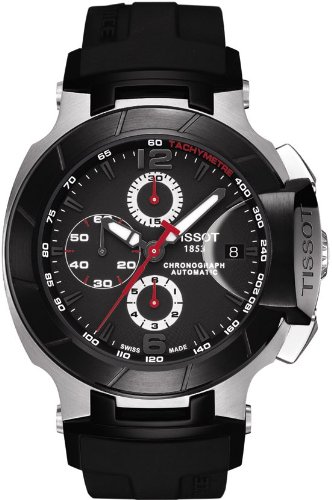 AAA 1:1 Replica Tissot-T-Race Mens Watches Black Dial Automatic Self-wind 45MM T048.427.27.057.00 Watch