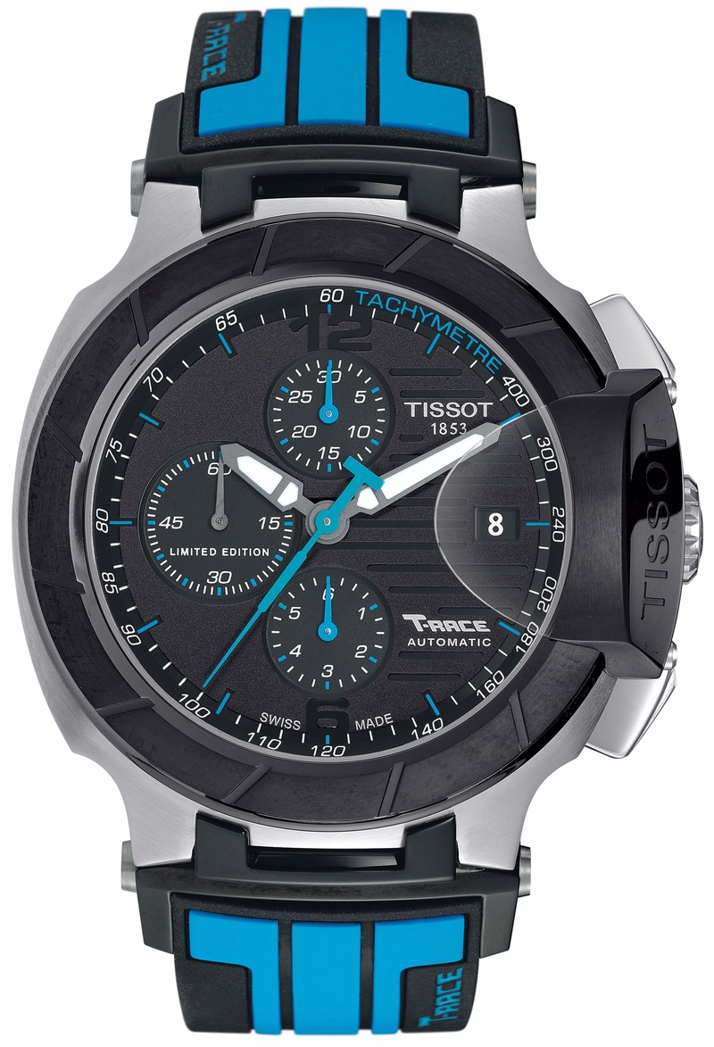 AAA 1:1 Replica Tissot-T-race Mens Watches Black Dial Automatic 45.3MM T048.427.27.057.02 Watch