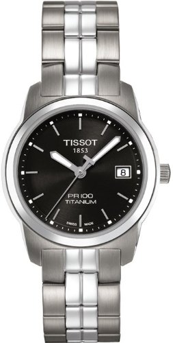 AAA 1:1 Replica Tissot-T-Classic-PR-100 Ladies Watches Black Dial Swiss Quartz 28MM T049.310.44.051.00 Watch