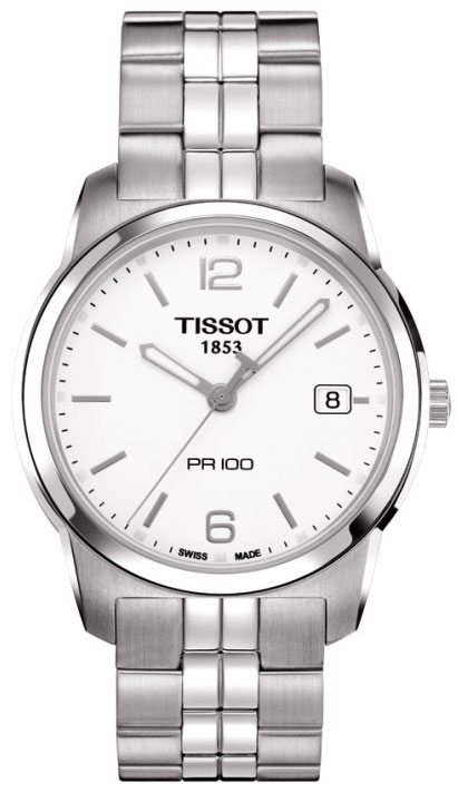 AAA 1:1 Replica Tissot-T-Classic-PR-100 Mens Watches White Dial Swiss Quartz 38MM T049.410.11.017.00 Watch