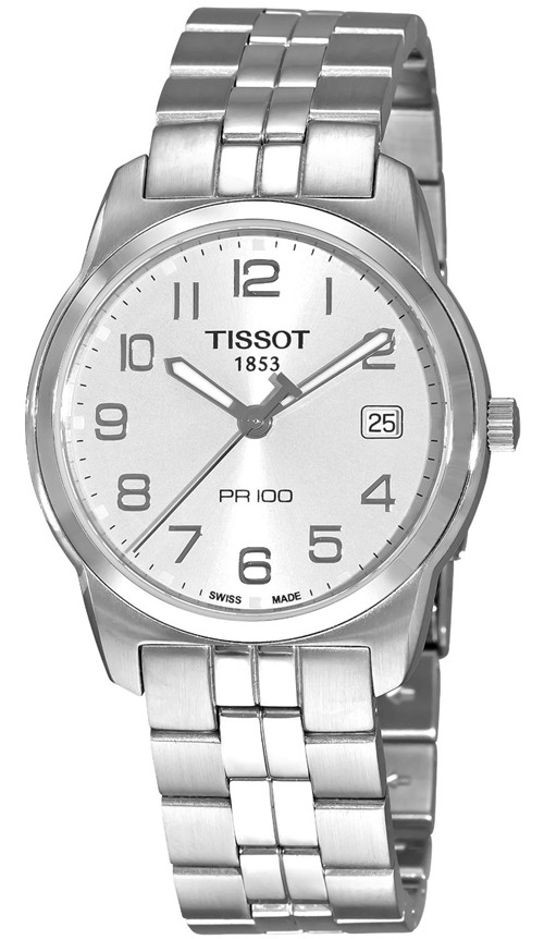 AAA 1:1 Replica Tissot-T-Classic-PR-100 Mens Watches Silver Dial Swiss Quartz 38MM T049.410.11.032.01 Watch
