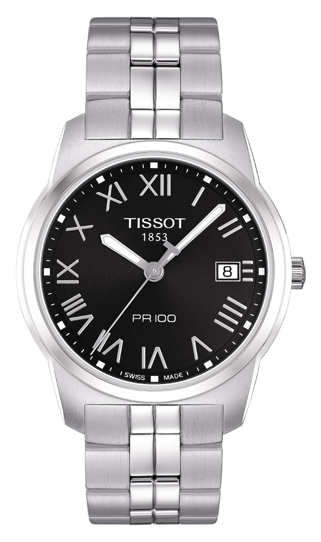 AAA 1:1 Replica Tissot-T-Classic-PR-100 Mens Watches Black Dial Swiss Quartz 38MM T049.410.11.053.01 Watch