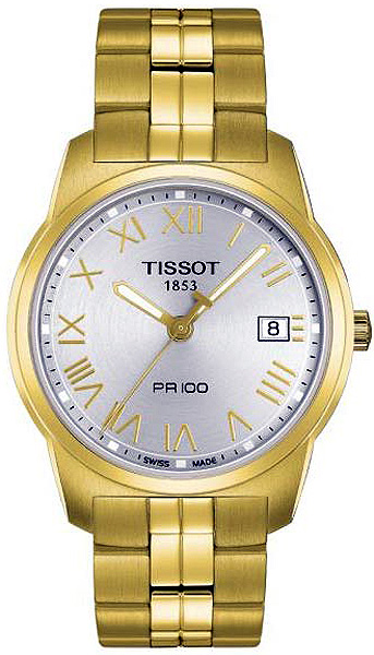 AAA 1:1 Replica Tissot-T-Classic-PR-100 Mens Watches Silver Dial Swiss Quartz 38MM T049.410.33.033.00 Watch
