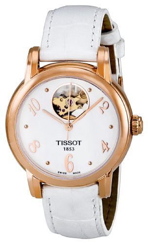 AAA 1:1 Replica Tissot-T-Classic-Lady-Heart Ladies Watches White Dial Automatic Self-wind 35MM T050.207.36.017.00 Watch
