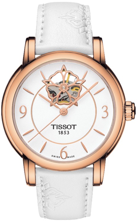 AAA 1:1 Replica Tissot-T-classic-Lady-Heart Ladies Watches White Dial Automatic 35MM T050.207.37.017.04 Watch