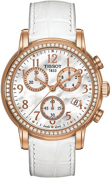 AAA 1:1 Replica Tissot-T-Classic-Dressport Ladies Watches White Dial Swiss Quartz 35MM T050.217.36.112.01 Watch