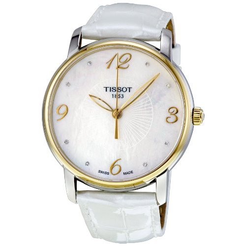 AAA 1:1 Replica Tissot-T-Round-Lady Ladies Watches White Dial Swiss Quartz 38MM T052.210.26.116.00 Watch