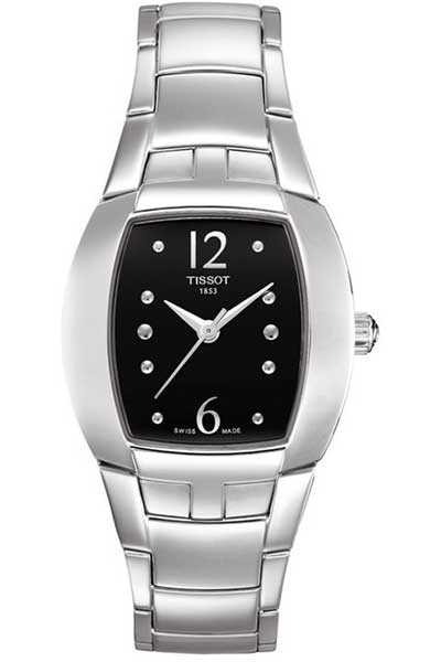 AAA 1:1 Replica Tissot-T-Trend-Femini-T Ladies Watches Black Dial Swiss Quartz 35MM T053.310.11.057.00 Watch