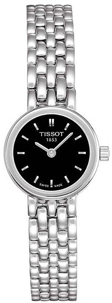 AAA 1:1 Replica Tissot-T-Trend-Lovely Ladies Watches Black Dial Swiss Quartz 19.5MM T058.009.11.051.00 Watch
