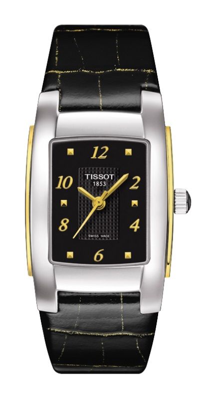AAA 1:1 Replica Tissot-T-trend-T10 Ladies Watches Black Dial Quartz 25.4MM T073.310.26.057.00 Watch