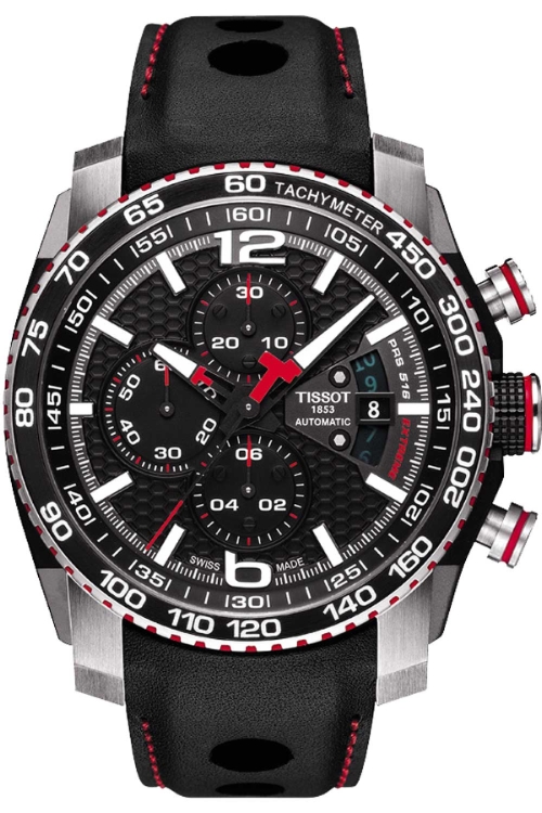 AAA 1:1 Replica Tissot-Prs516 Mens Watches Black Dial Automatic 44.4MM T079.427.26.057.00 Watch