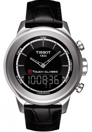 AAA 1:1 Replica Tissot Mens Watches Black Dial Quartz 42MM T083.420.16.051.00 Watch