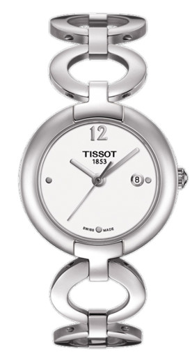 AAA 1:1 Replica Tissot-Carson Ladies Watches White Dial Quartz 27.95MM T084.210.11.017.00 Watch