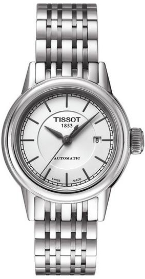AAA 1:1 Replica Tissot-Carson Ladies Watches White Dial Automatic 29.5MM T085.207.11.011.00 Watch