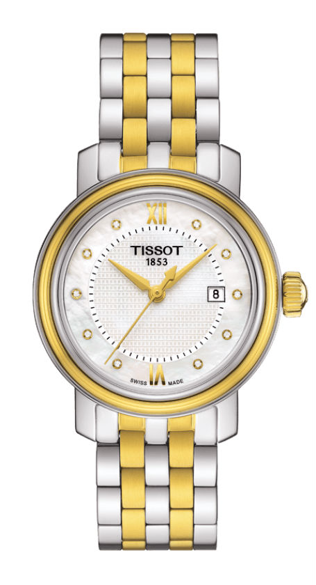AAA 1:1 Replica Tissot-T-classic-Bridgeport Ladies Watches Mother Of Pearl Dial Quartz 29MM T097.010.22.116.00 Watch