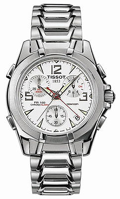 AAA 1:1 Replica Tissot-T-Sport-PR100X-Flyback Mens Watches White Dial Quartz T14.1.486.32 Watch